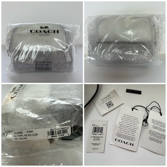 Coach Nolita Barrel Bag In Signature Jacquard Brand New - Picture 12 of 17